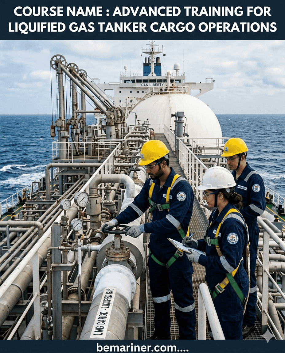 Advanced Training for Liquified Gas Tanker Cargo Operations